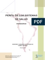 Perfil Sistema Salud-Honduras 2009