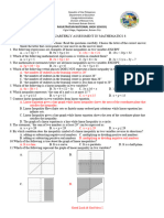 Math 8 Second Quarterly Assessment