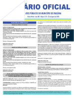 Diário Oficial: Atos Públicos Do Município de Paulínia