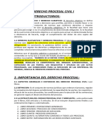 Derecho Procesal Civil I