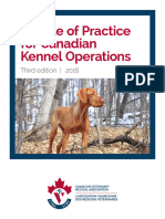 Code of Practice For Canadian Kennel Operations