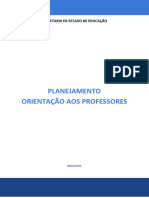 Orientações para o Planejamento