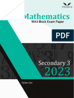 Sec 3 AM WA3 Mock Exam 2023