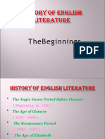 History of English Literature