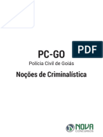 Pc-Go: Noções de Criminalística