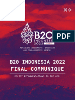 B20 Indonesia 2022 Final Communique