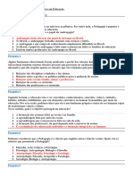 Formação de Professores - Politicas Da Educação 1