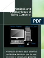 Advantages and Disadvantages of Using Computer