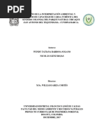 Diseño de La Interpretacion Ambiental Analisi de Capacidad de Cargas Turistica Del Sendero Colonails Del Parque Natural Chicaque