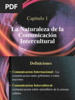 Capitulo 01 Naturaleza de La Comunicacion Intercultural