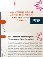 Taller Sobre La Ley Organica Sobre El Derecho A La Mujer A Una Vida Libre de Violencia