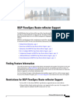 BGP FlowSpec Route-Reflector Support