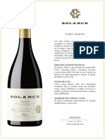 Solarce-Tinto Ficha Tecnica