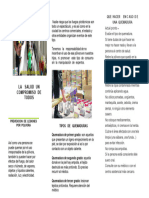 Folleto Lesiones Por Polvora