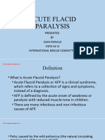 Acute Flaccid Paralysis