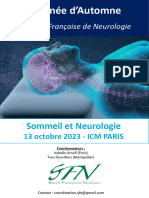 Journ e D Automne de La SFN Sommeil Et Neurologie 1694981325