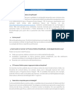 DÚVIDAS FREQUENTES - PROCESSO SELETIVO 2023 - Atualizado