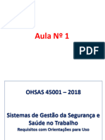 Aula #1 - Aula #2 - Aula #3 - Aula #4 - Ohsas 45001