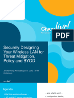 Securely Designing WLAN For Threat Mitigation, Policy and BYOD