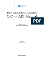 C/C++ API Manual: DLN-Series Interface Adapters