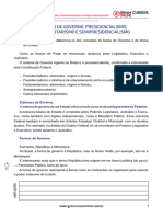 Sistemas de Governo - Presidencialismo, Parlamentarismo e Semipresidencialismo