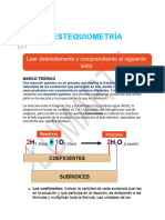 Documento Estequiometría