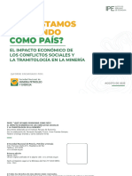 Snmpe Que Estamos Perdiendo Como Pais El Impacto Economico de Los Conflictos Sociales y La Tramitologia en La Mineria IPE