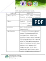 Project Uplift Proposal