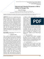 Analysis of Various Physical and Chemical Parameters of River Jehlum in Srinagar City