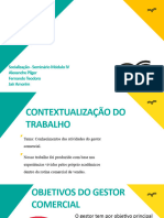 Apresentação Paper Conhecimentos Da Atividade Comercial Do Gestor Comercial