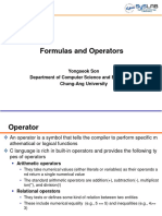 Chapter3-Formulas and Operators