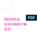 Preguntas Evaluador Par 2023