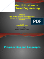 ARE - 510 - 6 - Programming and Languages