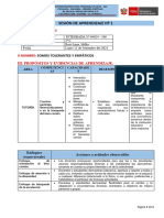 Sesión de Aprendizaje Nuevo Esquema #1 - 1