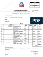 Nombre Del Capitulo Y/o Dependencia Gubernamental Solicitud de Compra O Contratación