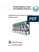 RACP ABPF Tech DPR Garlic Peeling Unit