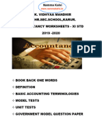 Namma Kalvi 11th Accountancy Question Bank and Worksheet em 216265