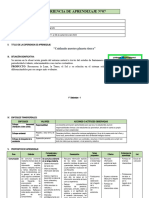 1° Grado - Experiencia de Aprendizaje N°07