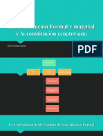 La Constitución Formal y Material y La Constitución