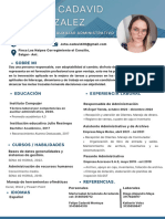 Curriculum Johana Cadavid