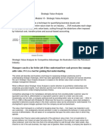 Module 10 Strategic Value Analysis