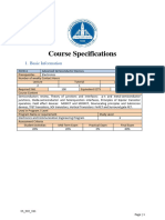 Course Specification