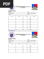 Phil-IRI Answer Sheet Grade 4 (English - and - Filipino)