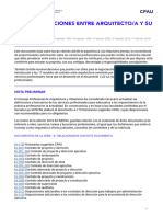 C05.las Relaciones Entre Arquitectoa y Su Comitente