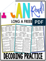 Long A Freebie: Read!