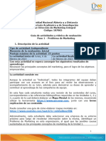 Guía de Actividades y Rúbrica de Evaluación - Paso 1 - Problema de Marketing