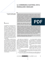 La Gobernanza Electoral en El Federalismo Mexicano: Luis Eduardo Medina Torres Omar de La Cruz Carrillo