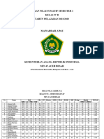 Rekap Nilai Sumatif Semester 1 Akred