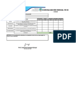 Coevaluación Inicial Vii B