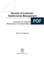 Secrets of Customer Relationship Management (James G. Barnes)